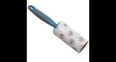 5five Kledingroller - 21 cm - 60 kleefvellen - antislip handvat - kunststof en papier
