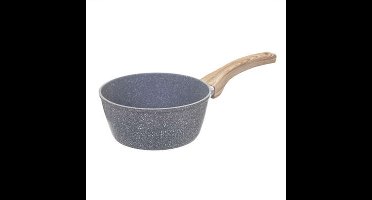 5Five Steelpan - D21 cm - 2,1L - grijs - aluminium/rvs - juspan/sauspan - pannen