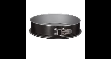 5five Taarten bakvorm/springvorm - metaal - zwart - 28 cm - rond