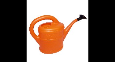 Geli Gieter met broeskop - oranje - kunststof - 1 liter - 27 cm