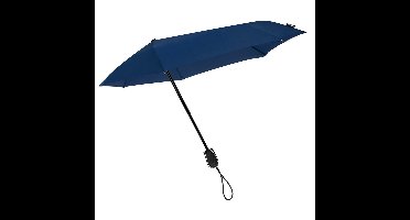 STORMaxi opvouwbare storm paraplu - blauw - 90 cm