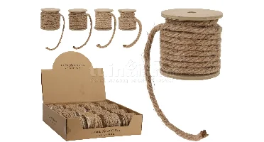 Jute Touw Naturel Assorti 1st