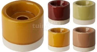 Kandelaar Herfsttinten 7cm Assorti 1st