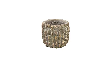 PTMD Bloempot Denise Brown Ø9cm