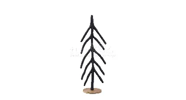 PTMD Kerstboom Zwart 51cm