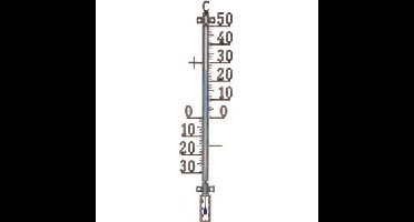 Buitenthermometer metaal koperkleurig 41 cm