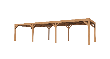 YARD Outdoor Cubique overkapping 1100x300 cm Douglas blank