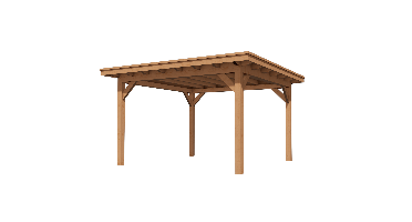 YARD Outdoor Elegante overkapping 300x400 cm Douglas blank
