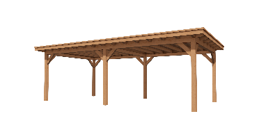 YARD Outdoor Elegante overkapping 700x400 cm Douglas blank