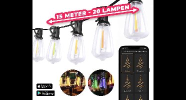 XL Lichtslinger Warm Wit En Kleuren - Met Tijdschema's, Bediening Op Afstand En