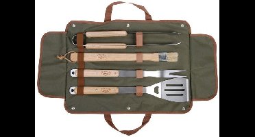 Esschert 4-delige BBQ Gereedschapset met Tas